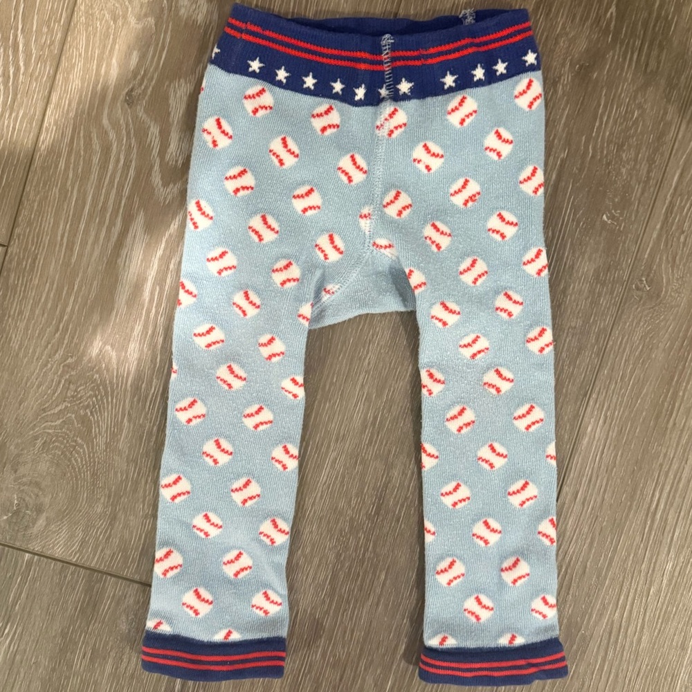 Baseball Baby Pants with Stars and Stripes